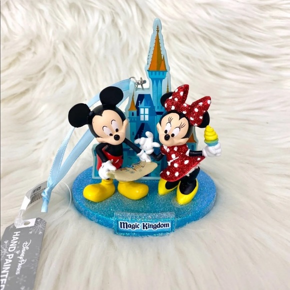 Mickey And Minnie Magic Kingdom Ornament - Picture 6 of 6